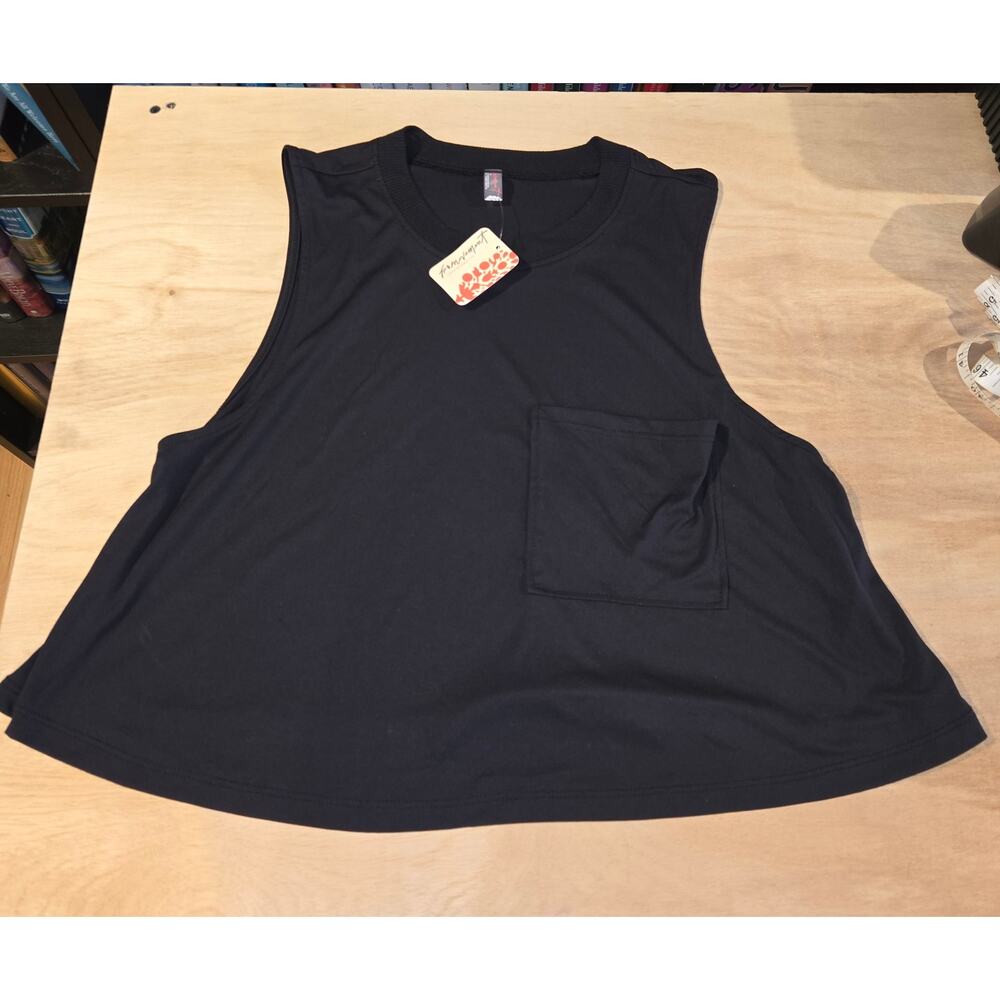 NWT Free People Movement Throwback Tank Black Sz S